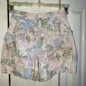 Vintage Floral Shorts
